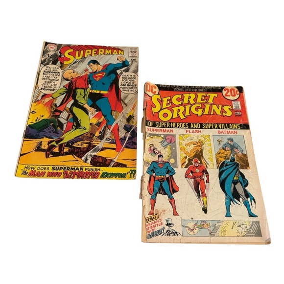 Vintage Y2K DC Comics Secret Origins and Superman Comic Books *USED CONDITION - Picture 3 of 5